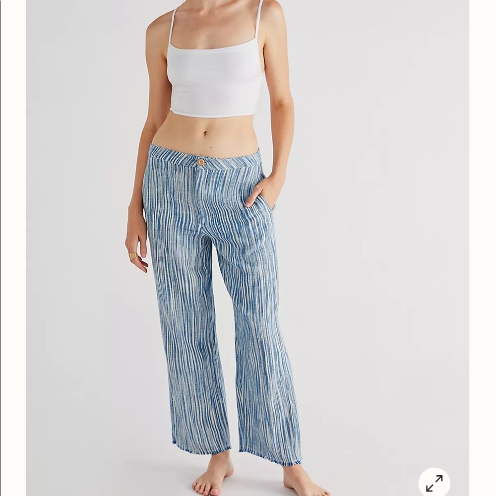 Free People Marta Yarn Dye trousers